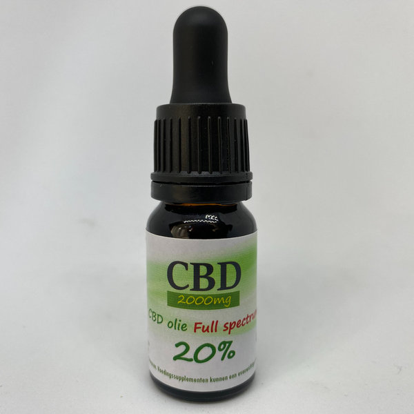 CBD-olie Full Spectrum 20% - 2 flesjes á €23,75